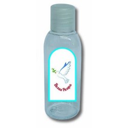 100 bottigliette plastica 50 ml. con adesivo da attaccare