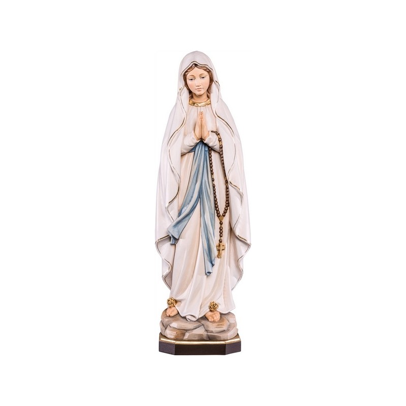 Madonna di Lourdes cm. 20 in legno