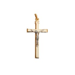 Croce in metallo e cordocino