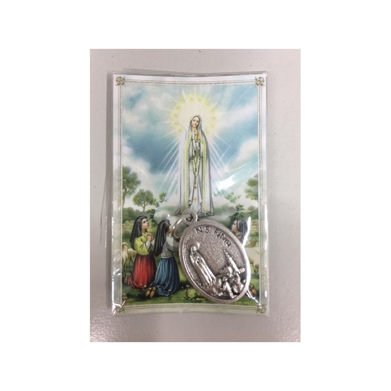 Confezione Medaglia Madonna di Fatima