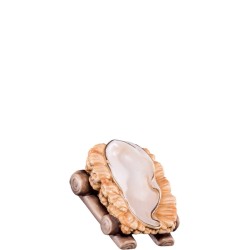 Culla per Gesù bambino adatto al Presepio Tirolese cm. 15