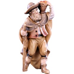 Pastore con bastone Presepio Tirolese cm. 9