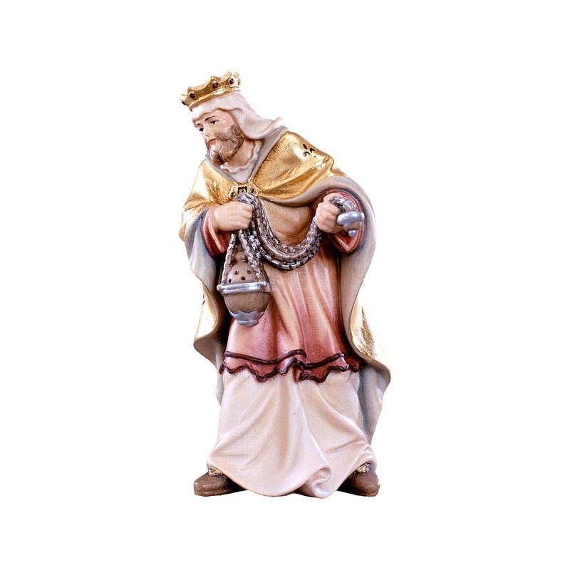 Re Magio Baldassarre Presepio Tirolese cm. 9