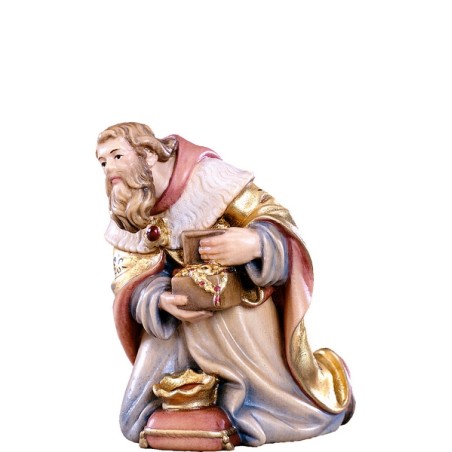 Re Magio Melchiorre Presepio Tirolese cm. 15