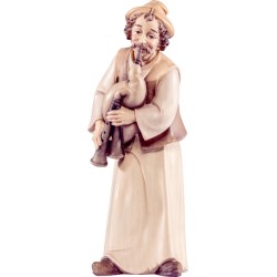 Pastore con cornamusa Presepio "Artis" cm.15