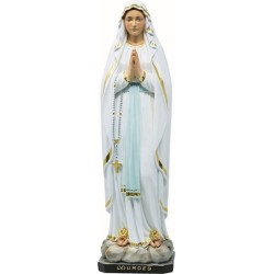 Madonna di Lourdes in resina cm. 30