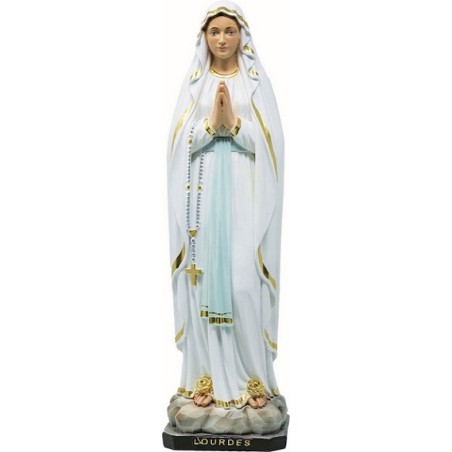 Madonna di Lourdes in resina cm. 30