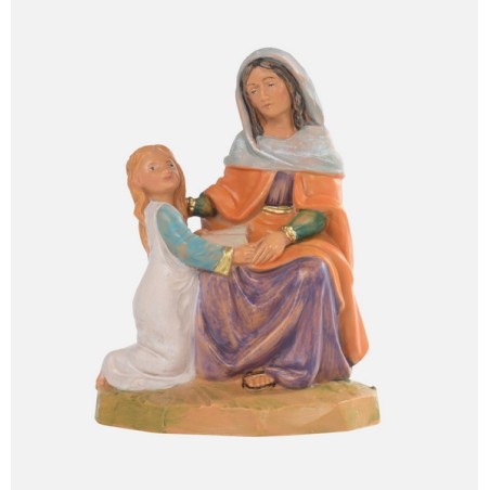 Mamma con figlia seduta cm 12