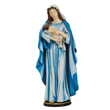Madonna con Bimbo in resina cm. 22