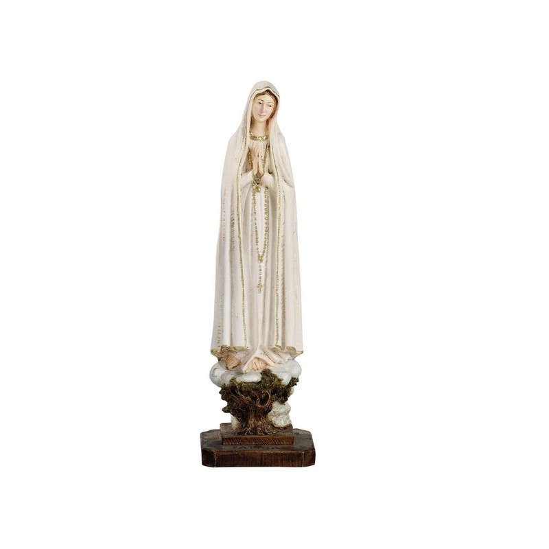 Madonna di Fatima in resina cm. 26