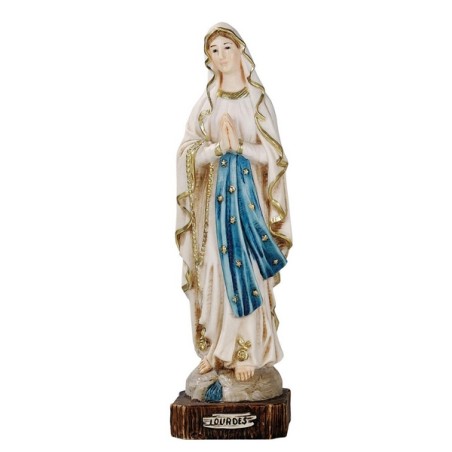 Madonna di Lourdes in resina cm. 20