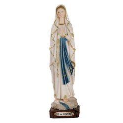 Madonna di Lourdes in resina cm. 25