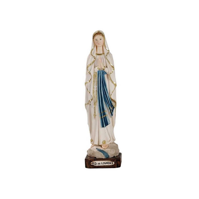 Madonna di Lourdes in resina cm. 25