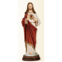 Sacro Cuore di Gesù in resina cm. 25