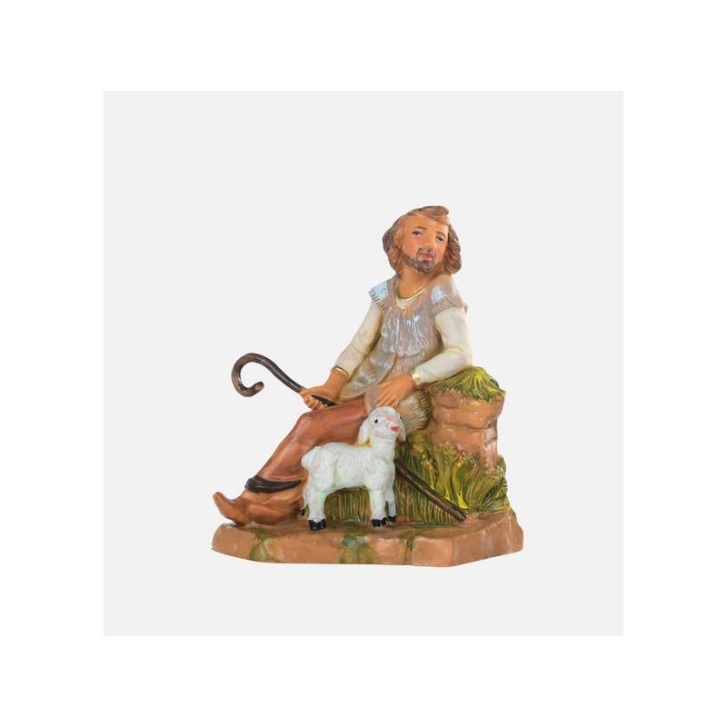 Pastore seduto cm 12