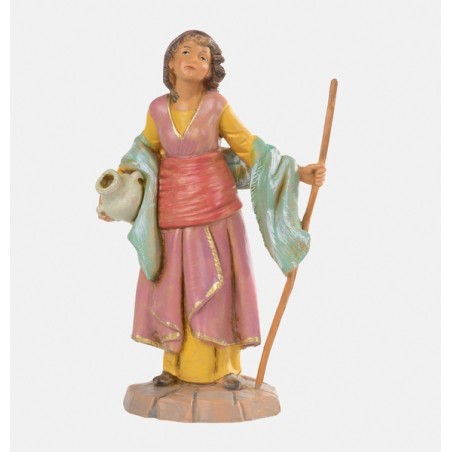 Donna con anfora cm 19