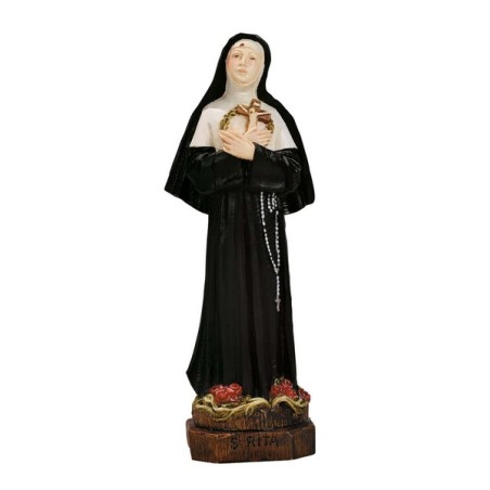 Santa Rita in resina cm. 33