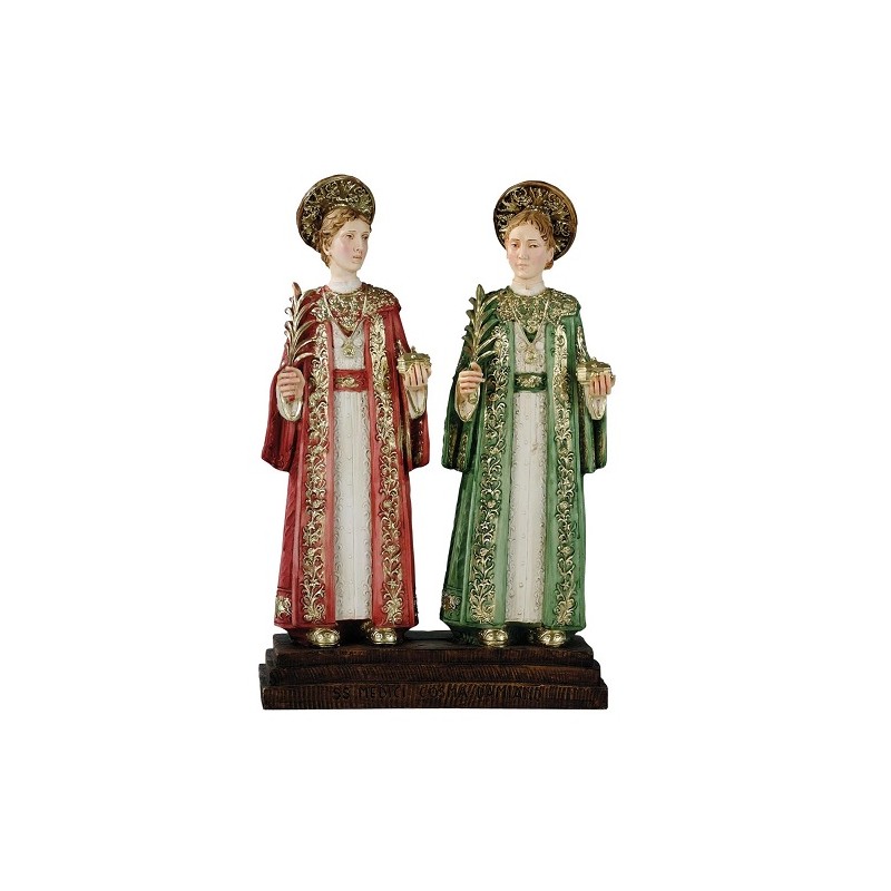Santi Medici in resina cm. 25
