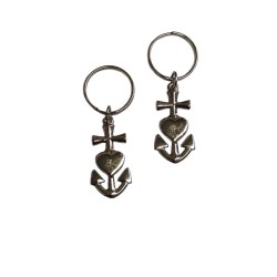 Portachiave in metallo fede speranza e carità