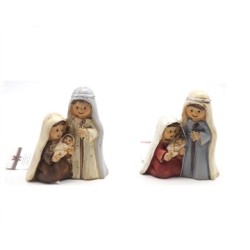 Natività naif in poliresina cm.7