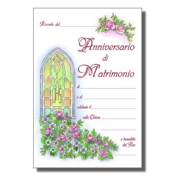 Pergamena anniversario matrimonio