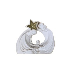 Natività con stella oro in polvere di marmo cm. 7