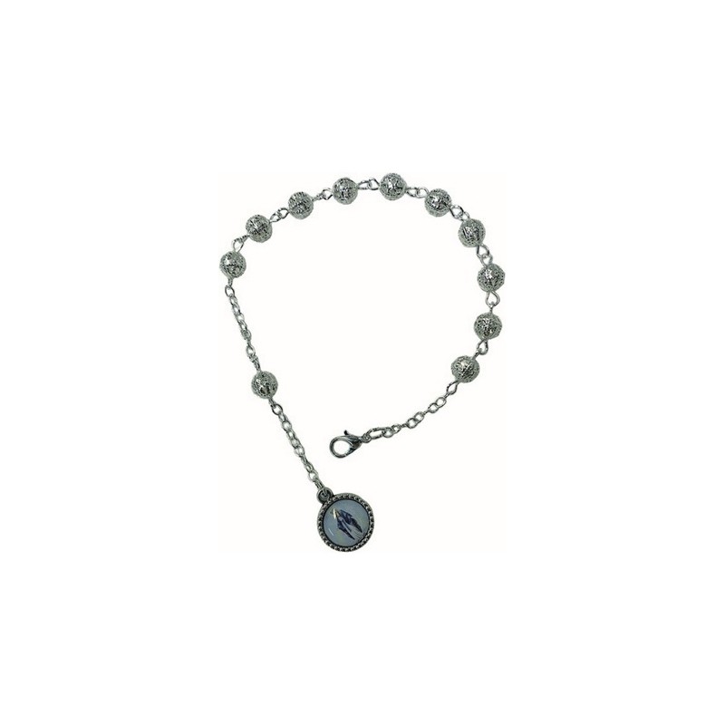 Braccialetto in filigrana metallo argentato