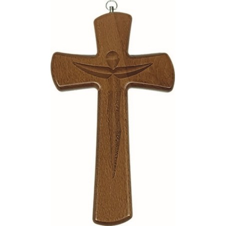 Croce in Bambù cm. 20 corpo inciso