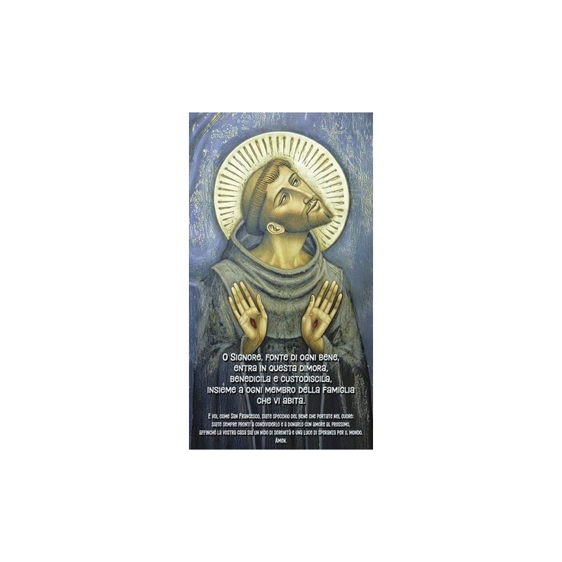 Benedizione S. Francesco d'Assisi 12x22 (100 pz)