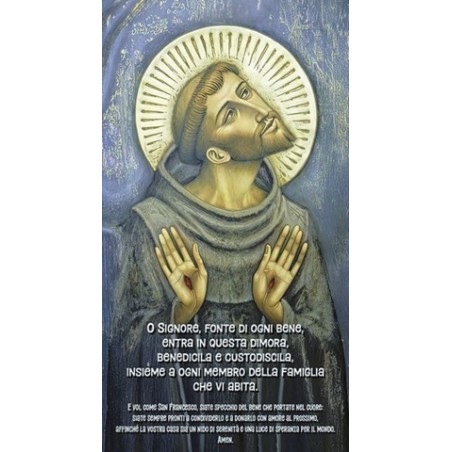 Benedizione S. Francesco d'Assisi 12x22 (100 pz)