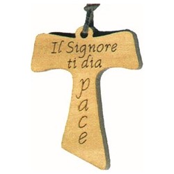 Collino in ulivo Tau con incisione