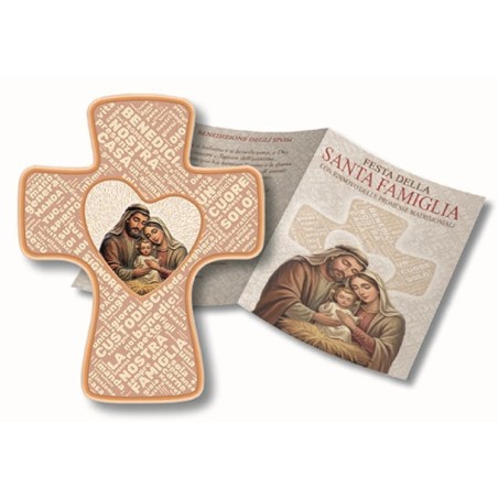 Confezione con croce "Festa della Santa Famiglia"