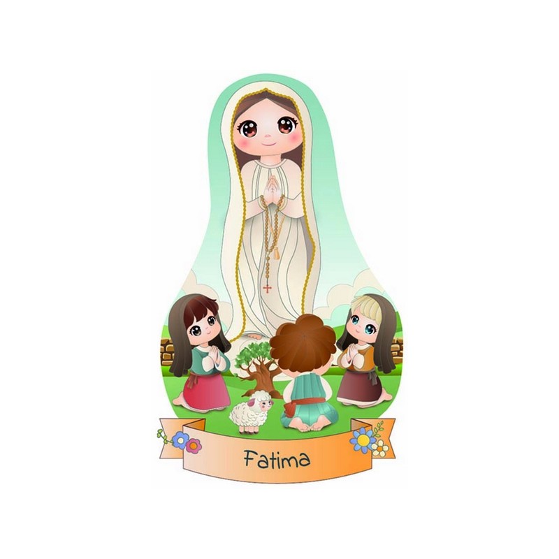 Magnete Santi resinato cm. 5x8