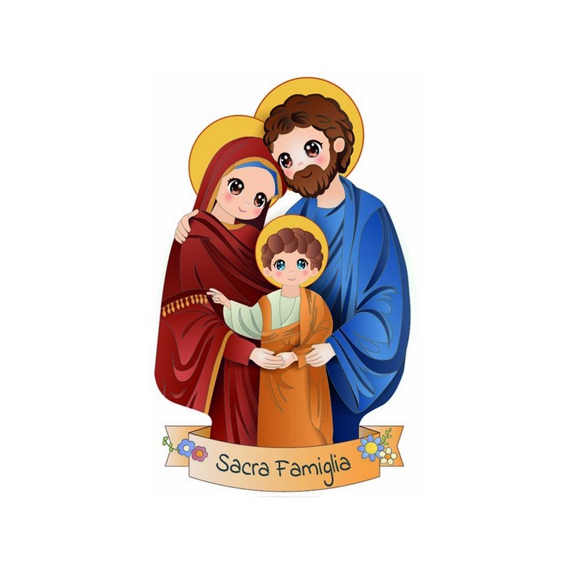 Magnete Santi resinato cm. 5x8