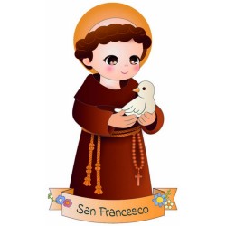 Magnete Santi resinato cm. 5x8