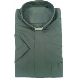Camicia in misto cotone - manica corta