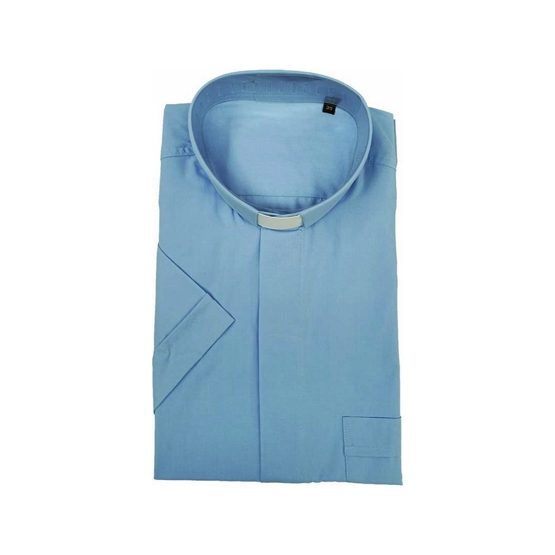 Camicia in misto cotone - manica corta