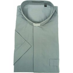 Camicia in misto cotone - manica corta
