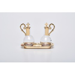 Ampolline magnetiche vassoio dorato