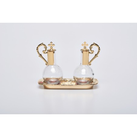 Ampolline magnetiche vassoio dorato