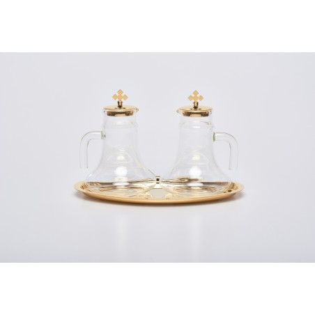 Ampolline 200 cc. su vassoio oro