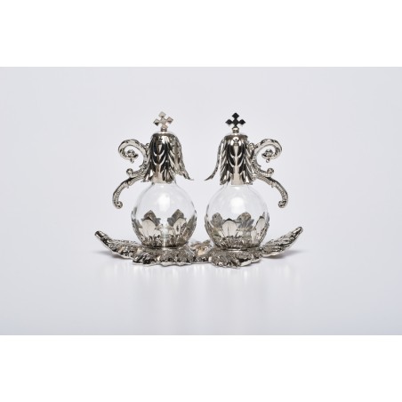 Ampolline "Vesuvio" su vassoio fusione nikel 100 cc.