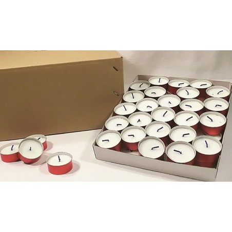 1500 lumini in alluminio rosso Ø 4,8 (3 scatole da 500 pz.)