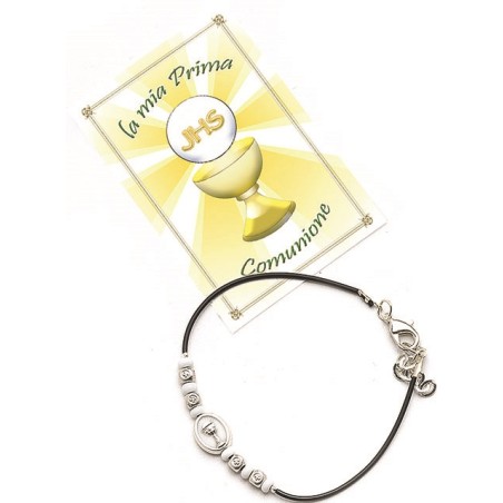 Braccialetto caucciu Prima Comunione