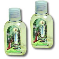 600 bottigliette plastica 50 ml.Madonna di Lourdes