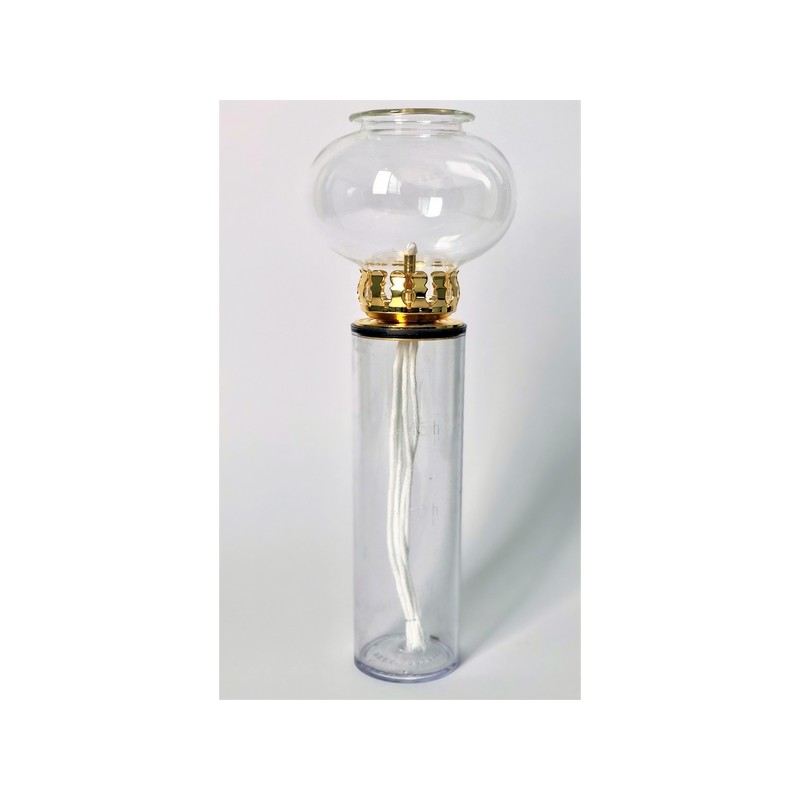 Antivento su cartuccia dorata