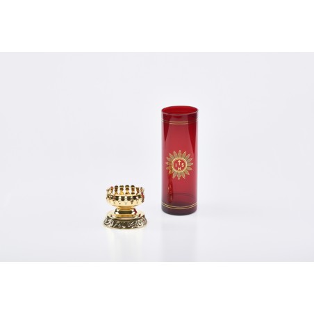 Base porta vetro da appoggio pesante