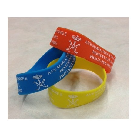 Braccialetto in gomma Ave Maria