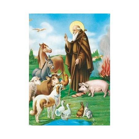 Ars S. Antonio Abate con preghiera (100 pz)