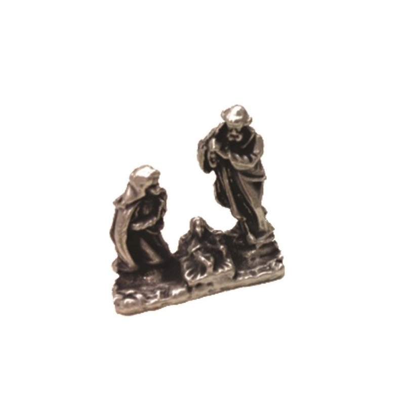 Blocco Natività in metallo cm. 2